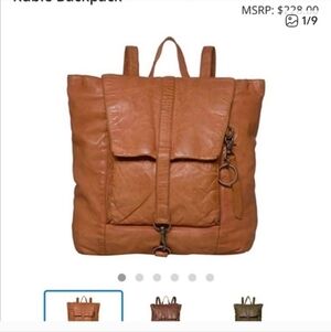 Frye Leather Backpack